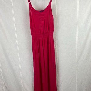 Marks & Spencer M&S Collection Hot Pink Sleeveless Flowy Beach Dress Size 6